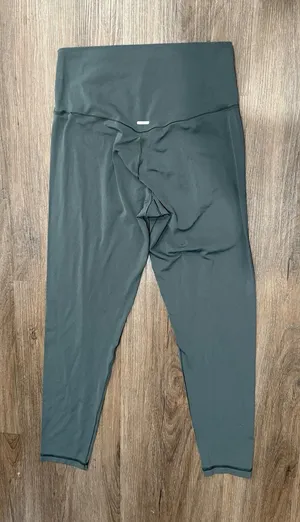 Aerie Play Real Me High Waisted Leggings Green Women's‎ Large thumbnail 1