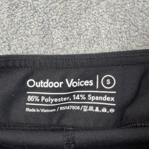 Outdoor Voices Active Skort Women's Small Black Wrap Shorts Tennis Golf thumbnail 5