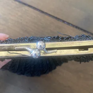 Elegant Black Beaded Clutch‎ colorifics thumbnail 3