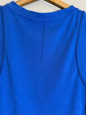 Free People We The Free Go To Tank Top Women's XS Dragonfly Blue Bohemian NWT thumbnail 7