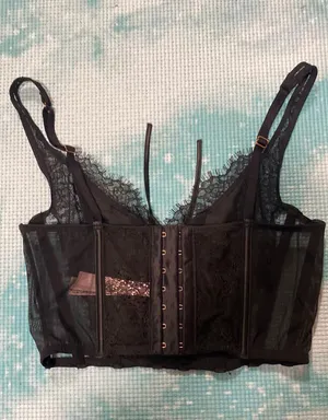 Victoria’s Secret Dream Angels Unlined Lace-Up Corset thumbnail 5