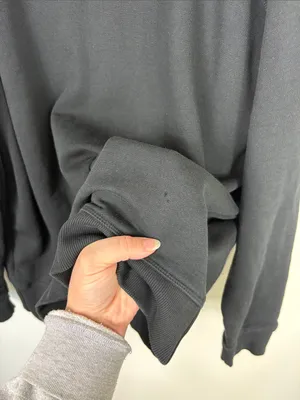 Pact Organic Brushed Fleece Zip Hoodie Women’s Large Black 100% Cotton thumbnail 8