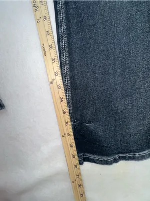 Flamingo Contrast Stitching Cactus Accent Jeans Dark Wash Size 12 thumbnail 8