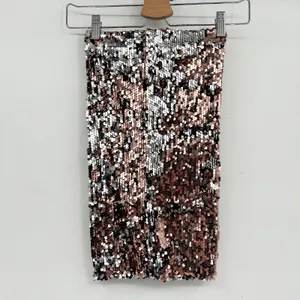 iHeartRaves Rose Gold Silver Sequin Micro Mini Dress Festival Rave Wear One Size thumbnail 5