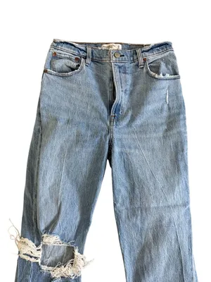 ABERCROMBIE & FITCH Ultra High Rise 90s Denim Jeans Size US 6 thumbnail 5