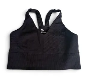All in motion ribbed racer back sports bra thumbnail 1