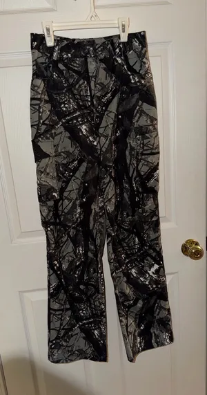 SheIn Gray Camo Cargo Pants thumbnail 1