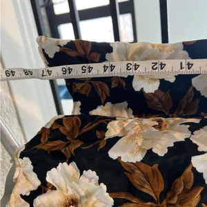 Old Navy Black and White Floral Long Sleeve Dress thumbnail 9
