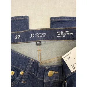 J. Crew 96 Slim Wide Dark Indigo Jeans thumbnail 13