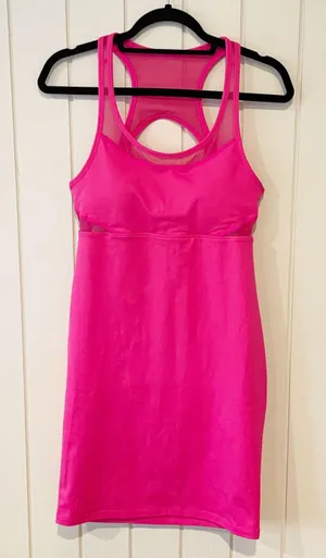Fabletics Hot Pink Tropez Athletic Dress Size Medium thumbnail 3