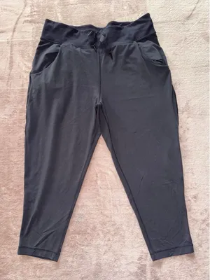 Lululemon Women's For Love Cropped High Rise Gray Pockets Size 8‎ thumbnail 1