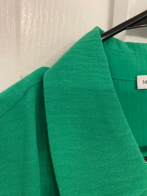 Green Button Up Blouse Size M thumbnail 2