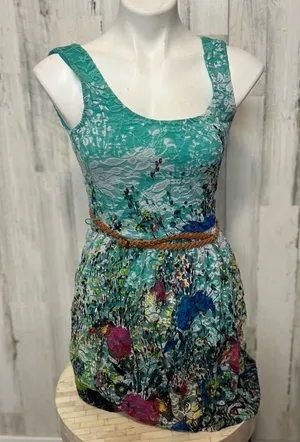 Floral dress Green thumbnail 1