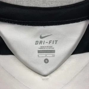 Nike Dri-FIT Tank Top Womens Small White Black V-Neck Team Jersey Athletic thumbnail 4
