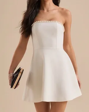 Altar'd State White Mini Dress thumbnail 1