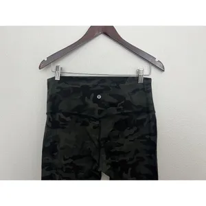 Lululemon Align Pant Incognito Camo Multi Gator Green Athleisure Lounge Size 10 thumbnail 4