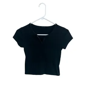 Brandy Melville Black Ashlyn Top one size thumbnail 2