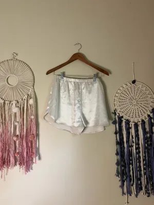 Meshki Meera Satin Shorts Ivory Size Medium thumbnail 2