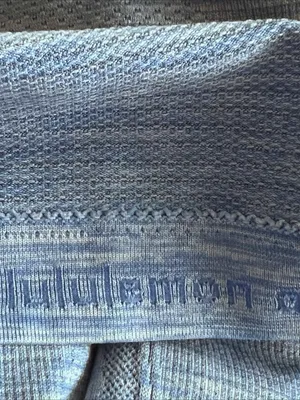 Lululemon Swiftly Tech Short Sleeve Heathered Blue Women's V-Neck Active Tee 8 thumbnail 6