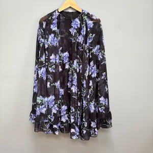 IEENA for MAC DUGGAL Floral Cape Mini Shift Dress 2 thumbnail 4