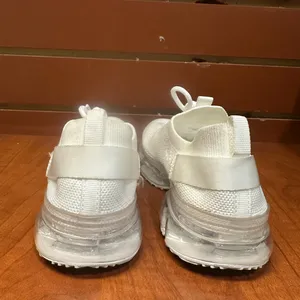 Link White Sneakers with Knit Mesh Upper and Air Cushioning thumbnail 4