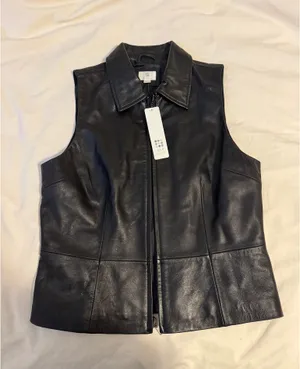 Apt. 9 Leather Vest thumbnail 1