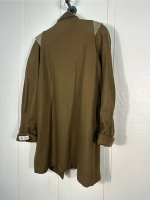 David Benjamin Vintage Olive Green Coat Size 14 EUC thumbnail 7