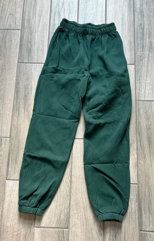 storets Dark Green Fleece Joggers thumbnail 1