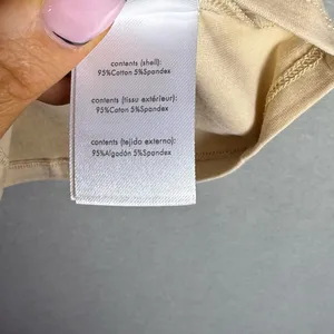 Brand New WeWoreWhat Cropped Baby V-Neck Short Sleeve T-Shirt in Beige NWT thumbnail 6