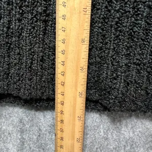 Vintage Tomboy Black Cowl Neck Sweater Textured Knit Pullover Medium‎ 80s 90s thumbnail 5
