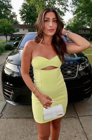 ZARA Bodycon Strapless Mini Lemon Party Coctail Shower Bridal 🍋Dress thumbnail 14