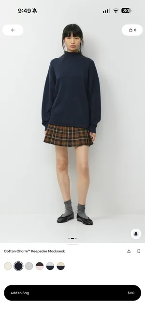 Aritzia Mockneck Sweater thumbnail 6