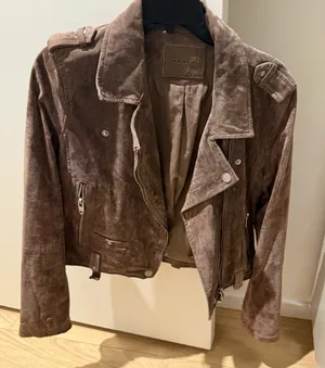 Blank NYC Chocolate Suede Jacket thumbnail 1
