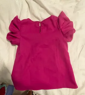 Boutique Ruffle Sleeve Top Purple Size XS thumbnail 3