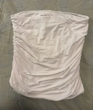 Abercrombie Strapless Top White thumbnail 1