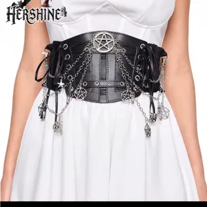 Black Gothic Chain Belt thumbnail 3