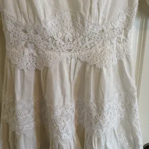 Endless Rose‎ Lace Trim Puff Sleeve Minidress White Sz S Coquette Cottage Core thumbnail 3