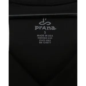 Prana Womens Black Racerback Yoga Tank‎ Top Size S Made in USA Activewear thumbnail 2