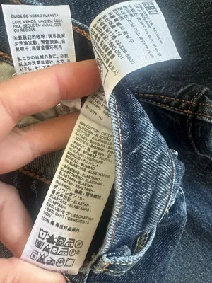 NWT Levi’s Premium 501 Original Crop Jeans Straight Leg Button Fly Sz W29 L26 thumbnail 11