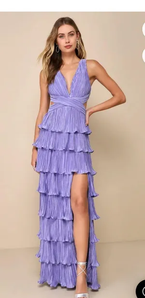 Lulus Lavender Maxi Dress thumbnail 2