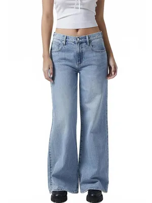 PacSun Lena Low Rise Super Baggy Jeans Indigo NWT Size 34 thumbnail 2