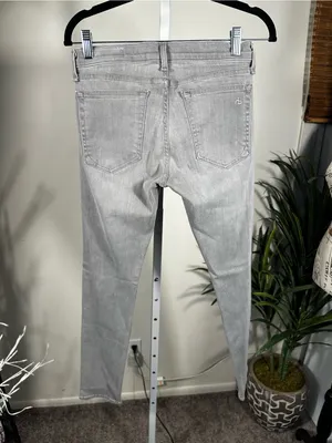 J130. Rag & bone slim fit Women’s Grey Jeans thumbnail 6