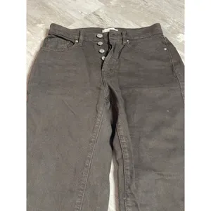 PacSun Dad Jeans Denim Womens 23‎ Green High Waist Straight Button Fly Z-339 thumbnail 5