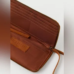 Free People Distressed Vegan Wallet in‎ Brown thumbnail 4