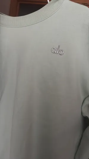 alo sweatshirt teal small thumbnail 4