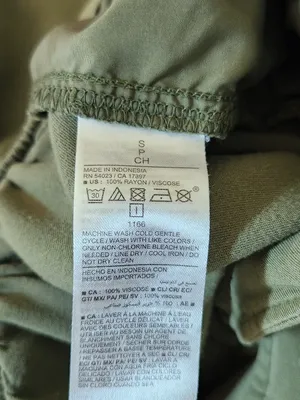 Old Navy Womens Olive Green High Rise Wide Leg Pull-On Pants Size Small thumbnail 10