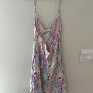 Zara Tie Dye Cutout Satin Mini Dress Sz M thumbnail 13