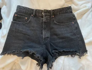 Black Jean Shorts thumbnail 1