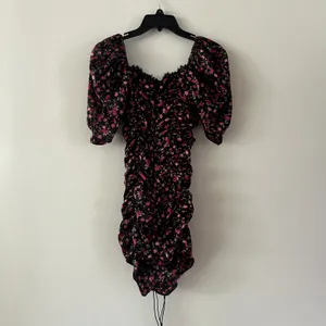 For Love and Lemons Melrose Floral Ruched Lace Mini Dress Size XS thumbnail 3