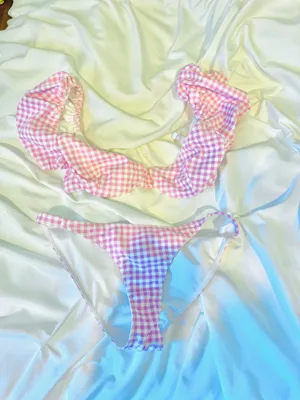 Caroline Constas Pink Bikini Size XS thumbnail 3